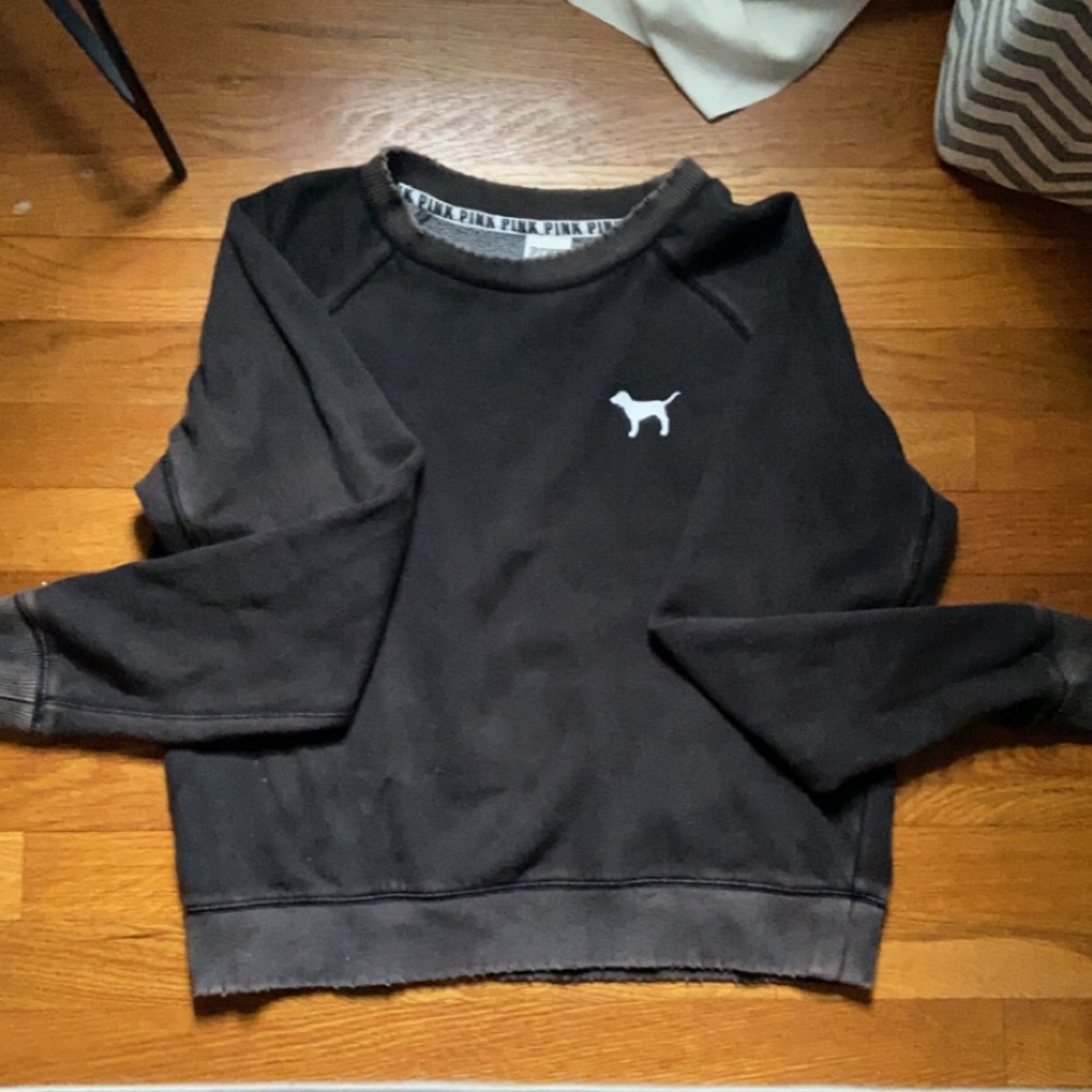 Victoria’s Secret PINK Distressed Crew Neck